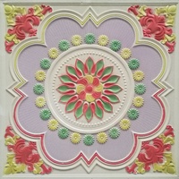 Plafond en gypse coloré 60x60mm, design 3D, décoration d'intérieur