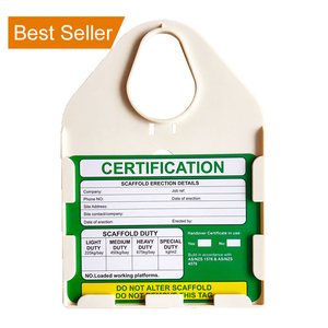 ป้าย<span class=keywords><strong>ตรวจ</strong></span>สอบนั่งร้านพลาสติกเพื่อความปลอดภัย, ชุดป้ายติด<span class=keywords><strong>นั่งร้าน</strong></span>แบบพิมพ์ได้, ป้ายเตือนนั่งร้าน - Product Image 2