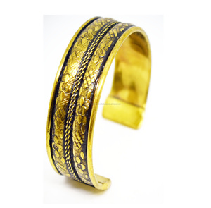 2025 Oregon 3mm 2 Names African wellness <b>bracelet</b> Christmas Polished Hand Cuff Kadaa Jewelry Embosses Chunky <b>Bracelet</b> Jewelry - Product Image 6