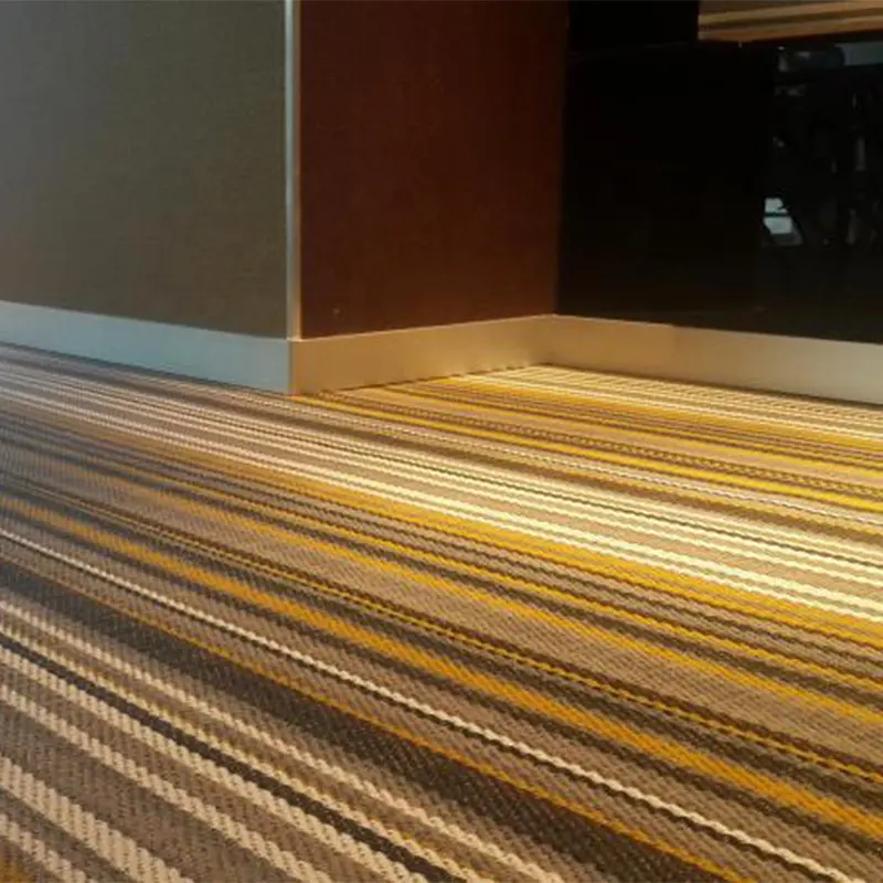 Vinilo PVC de plástico rollo de alfombra de piso de PVC de Color de la tela