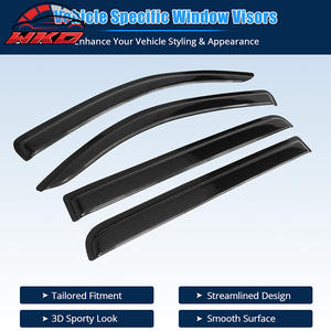 Pare-soleil pour Toyota Tundra Crewmax Cab 07-21, en acrylique, à coller, lot de 4 pièces - Product Image 3