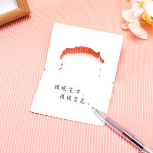 Personalizado CMYK tridimensional ramo de flores tarjeta de felicitación Mensaje de bendición tarjeta pequeña gracias tarjeta pequeña - Product Image 4