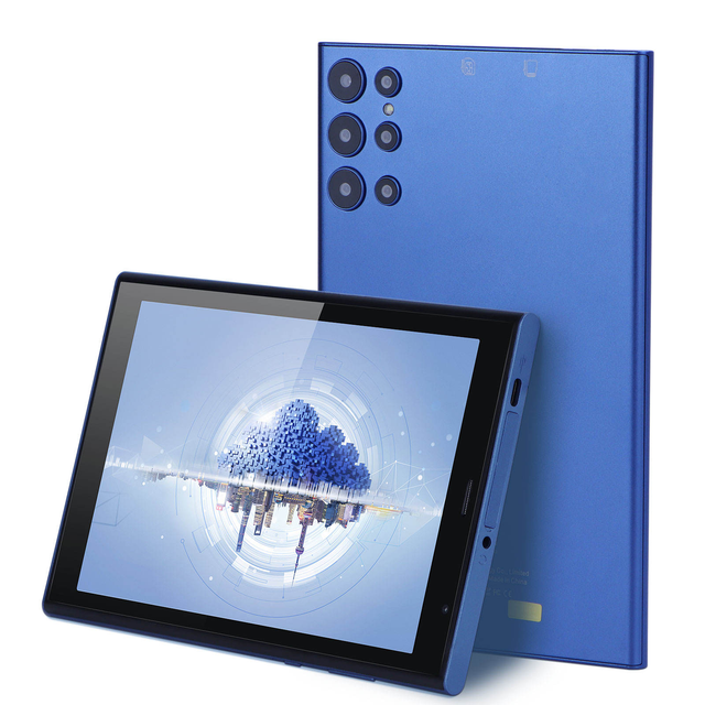 8 Inch Android 12 MTK Quad Core Tablet 8GB+256GB 1920x1200 Waterproof USB-C Wireless 5G New Business Use Blue Metal Box 1-Year