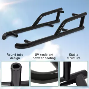 Para Polaris General 1000 2016-2025 Steel Kick Out <span class=keywords><strong>Nerf</strong></span> Bar Rock Sliders 2 asientos - Product Image 4