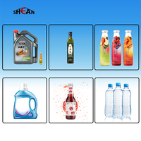 Machine de remplissage semi-automatique à 4, 6 ou 8 têtes pour liquides, jus, vin, jus de mangue, compatible avec les bouteilles en verre - Vente chaude