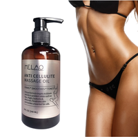 En gros étiquette privée 100% naturel pur corps perte de poids de soin anti-cellulite graisse brûlante minceur corps chaud huile de massage pour SPA