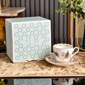 Vajilla de Porcelana Personalizable de Lujo, Platos, Tazones y Tazas de Cerámica, Vajilla Redonda con Diseño Floral para el Hogar - Product Image 6