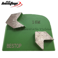 Disque abrasif de qualité supérieure pour le meulage du béton Lavina avec segments diamantés à double flèche