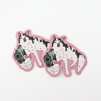 Autocollant personnalisé en vinyle découpé holographique, résistant à l'huile, durable, imperméable et adhésif pour la décoration de coques de téléphone et le branding