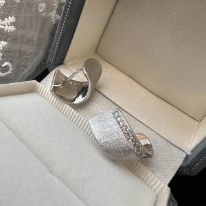 Pendientes de Plata de Ley S925 de Estilo Vintage Italiano, Diseño Trenzado de Lujo en Oro Blanco, Joyería al por Mayor - Product Image 5