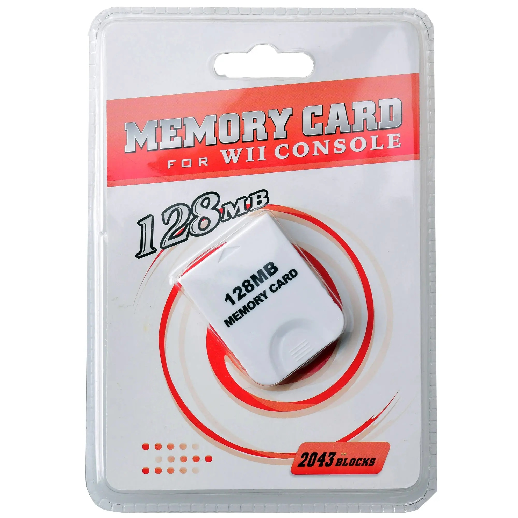 White 128MB Game Saves Memory CardためNintendo WiiためGameCube GC