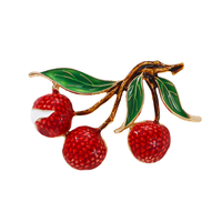 Veelzijdige fijne legering lychee fruit broche voor dames, bruiloft & feest kledingaccessoires - Hot Selling nieuw model