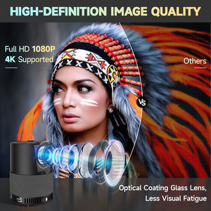 OEM/ODM A3 Full HD Android 9,0 Mini proyector portátil 4K Home Cinema y equipo <span class=keywords><strong>de</strong></span> presentación compatible con Wifi - Product Image 3