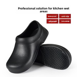 <span class=keywords><strong>Scarpe</strong></span> <span class=keywords><strong>da</strong></span> Lavoro per Chef Antiscivolo in EVA, Impermeabili, Resistenti all'Olio e all'Usura, Leggere, per Uomo e Donna - Product Image 1