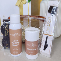 Kit d'installation de perruques OEM : Colle liquide pour perruques, cire en gel, gel pour tresses, colle forte et imperméable