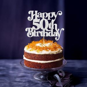 1 pièce Décoration <span class=keywords><strong>de</strong></span> gâteau Joyeux <span class=keywords><strong>50e</strong></span> <span class=keywords><strong>Anniversaire</strong></span>, Pique à gâteau Joyeux <span class=keywords><strong>Anniversaire</strong></span> à paillettes, « Salut à 50 ans » pour <span class=keywords><strong>50e</strong></span> <span class=keywords><strong>Anniversaire</strong></span>, <span class=keywords><strong>Anniversaire</strong></span> <span class=keywords><strong>de</strong></span> <span class=keywords><strong>Mariage</strong></span> et Décoration <span class=keywords><strong>de</strong></span> Fête - Product Image 5