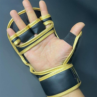 Gants d'entraînement MMA de haute qualité, design personnalisé, vente en gros directe d'usine, meilleur prix, cuir PU, gants de boxe, gants de combat UFC MMA