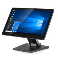 Precio de Fábrica, Pantalla POS de 15, 15.6 y 17 Pulgadas, Sistema POS con Pantalla IPS, Panel Plano Completo HD, Monitor de Pantalla Táctil Capacitiva con VGA y USB