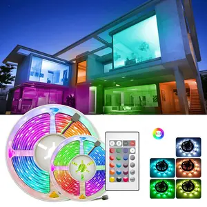 Giá Rẻ Giá DC12V RGB LED dải ánh sáng với wifi, blueteeth không thấm nước IP65 cho 5m, 10m, 15m, 20m