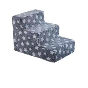 Umwelt freundliche Haustier-Nacht treppe Solides Muster Abnehmbare wasch bare kleine Hund Teddy Kletter leiter Katzen leiter Going <span class=keywords><strong>Bed</strong></span> - Product Image 1
