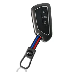 Funda de Silicona y Aleación de Zinc para Llave de VW Volkswagen Golf 8, Seat <span class=keywords><strong>Leon</strong></span> 2021, <span class=keywords><strong>Cupra</strong></span> Formentor, Skoda A8 Octavia Mk8 - Product Image 2