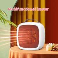 Radiateur d'appoint céramique PTC 500W, ventilateur électrique de bureau, chauffage portable silencieux pour la maison, le bureau et les pièces intérieures en hiver