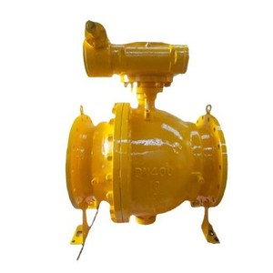 Válvula de bola neumática Q647H DN500 de hierro fundido para agua, operación a temperatura normal - Product Image 4