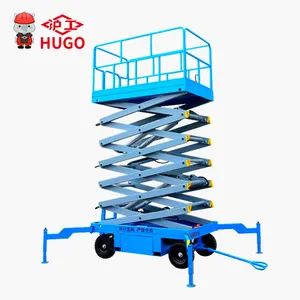 Remote Control Hydraulic Motorcycle Small Mobile Scissor Lift 18m For Tree Trimming