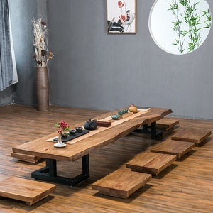 Tatami japonais table à thé et chaise en bois massif grande assiette Zen table basse assise baie vitrée table chez l'habitant <span class=keywords><strong>studio</strong></span> <span class=keywords><strong>de</strong></span> yoga - Product Image 4