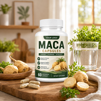 Capsules de Maca Marque Blanche – Complément Alimentaire Naturel à Base de Racine de Maca pour l'Énergie Quotidienne et la Vitalité – OEM ODM – 60 Capsules Végétariennes