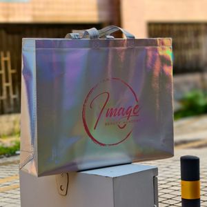 Sacs de courses en tissu non tissé laminé PP personnalisés, recyclables et réutilisables, prix de gros - Product Image 5