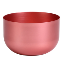 Cup-in-Cup Anpassbare Farbe Rosa Metallic Silber Aluminium 22oz/600ml Umweltfreundliche Glänzende Matte Luxus Leere Große Kerzenhalter