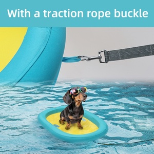 เรือสุนัขแบบพกพาสำหรับสุนัขพันธุ์ใหญ่พับได้แพโฟมกันรอยขีดข่วนวัสดุแข็งสำหรับห้องน้ำห้องนั่งเล่นกลางแจ้ง - Product Image 3