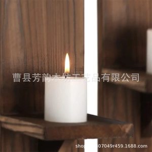 Wooden <b>Wall</b> <b>Mounted</b> <b>Shelf</b> Rectangle For Living Room Flower Pot Display Stand - Product Image 3