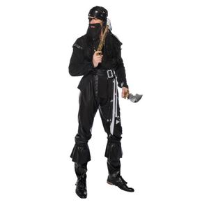 Nuevo Diseño de Disfraz de Halloween para Hombre, Disfraz Medieval Negro de Película, Ropa de Mascarada para Hombre, Disfraces de Pirata - Product Image 3