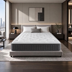 Matelas à ressorts ensachés de luxe pour chambre à coucher, taille Queen, 13 pouces, anti-affaissement, avec un grand nombre de ressorts, pour la maison et l'hôtel - Product Image 1