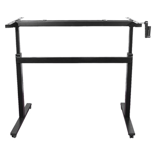 CHARMOUNT Cadre de bureau assis-debout moderne et compact à hauteur réglable avec vérin à gaz en acier inoxydable (670-1080mm) CT-MLD-1NA Comp - Product Image 5