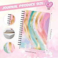 Set de Diario Floral Estético Personalizado, Kit de Scrapbooking DIY, Caja de Regalo de Papelería con Diseño de Primavera Rosada para Niñas y Estudiantes