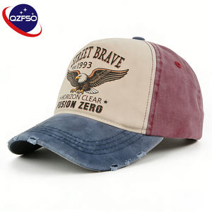 Gorra de Béisbol Vintage Personalizada QZFSO, Gorra Trucker de Mezclilla Lavada de Algodón con Estampado de Calaveras, Gorra para el Sol para Hombre y Mujer - Product Image 1