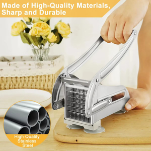 Manual Potato Slicer Stainless Steel French Fry Slicer Potato Slicer Meat Cutter Dicer Cutting Machine <b>Tools</b> - Product Image 6