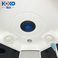 Cabine de douche sauna vapeur multifonctionnelle de luxe pour usage domestique avec fonctions de massage