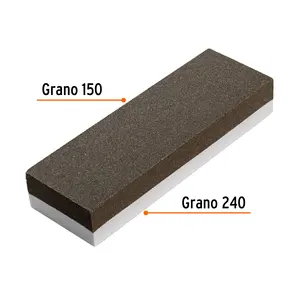 Truper 150 mm di affilatura pietra a doppia grana 150 e massetto 240 - Product Image 2