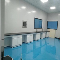 Nouveau modèle Banc mural de laboratoire Mobilier de laboratoire de chimie Vente en gros établi de laboratoire scolaire Table d'établi