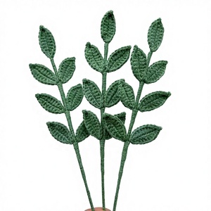 <span class=keywords><strong>ดอกไม้</strong></span>ประดิษฐ์ถักโครเชต์ทำมือจากผ้าฝ้าย/ขนสัตว์ ขายส่ง สำหรับตกแต่งบ้าน ของขวัญวันคริสต์มาส งานแต่งงาน วันรับปริญญา วันวาเลนไทน์ - Product Image 2