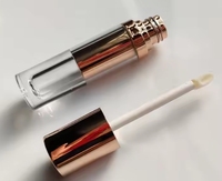 Récipient de brillant à lèvres en plastique de conception personnalisée avec bouchon à vis tube de rouge à lèvres d'emballage de cosmétiques liquides vente en gros
