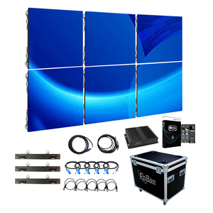 Panneau LED pour fond de scène 50x50cm, mur vidéo LED modulaire <span class=keywords><strong>pas</strong></span> <span class=keywords><strong>cher</strong></span>, événements, concerts, location de cabine <span class=keywords><strong>DJ</strong></span>, écran d'affichage LED - Product Image 1