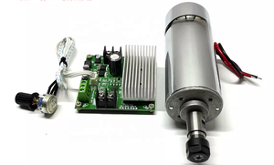 Motor de Husillo Sin Escobillas Refrigerado por Aire de Alta Velocidad para Máquina de Grabado, Cromado, ER11, 48V, 400W, 3000-12000r/min - Product Image 1