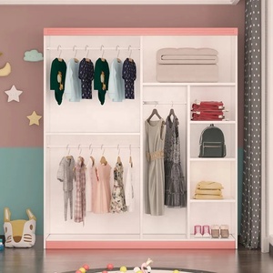 Nhà Máy Hiện Đại Giá Kết Hợp Bằng Gỗ Bé Trẻ Em Tủ Quần Áo Tổ chức Phòng Ngủ Quần Áo Lưu Trữ Tủ Quần Áo Tủ Đồ Nội Thất - Product Image 6