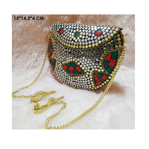Femmes Messenger Evil Eye Soirée Sacs à main Mesdames Mariage Pochette de mariée Luxe Métal Sac à main Cadre Pochette Métal Sac à main - Product Image 4