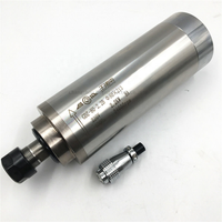 Moteur de broche de routeur CNC refroidi à l'eau 80mm 2.2kw ER20/ER16 Kit comprenant un support de support de pompe à eau pour onduleur
